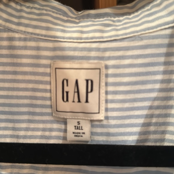 GAP Tall Stripe Pullover Shirt - Picture 4 of 6